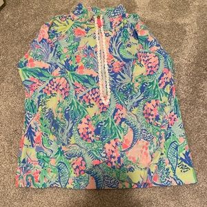 Lilly Pulitzer girls popover in Mermaid’s Cove